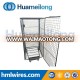 Folding supermarket warehouse Roll Trolley Cage